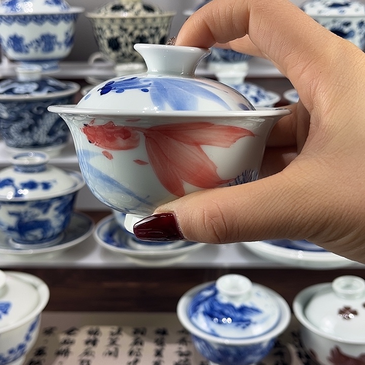 景德镇溪山居手工手绘