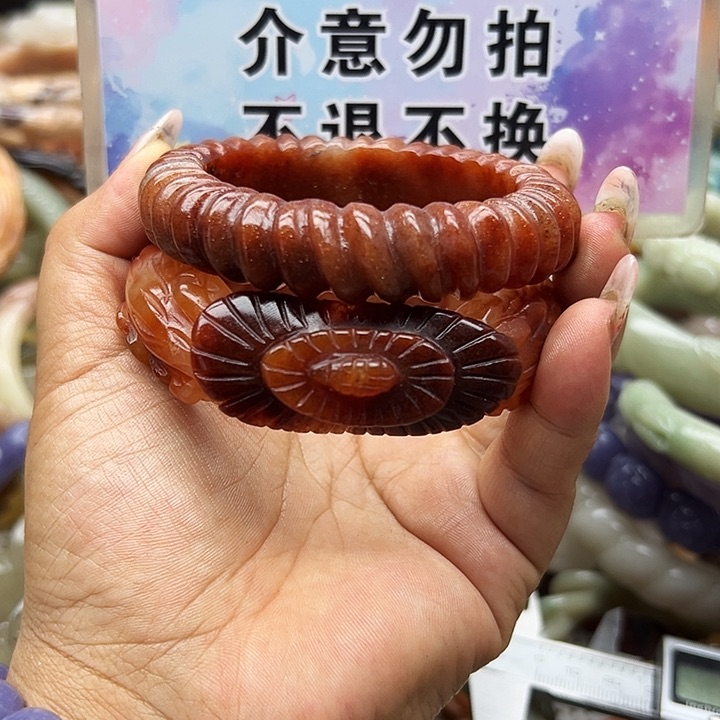 未镶嵌手镯石英岩玉丝**缘
