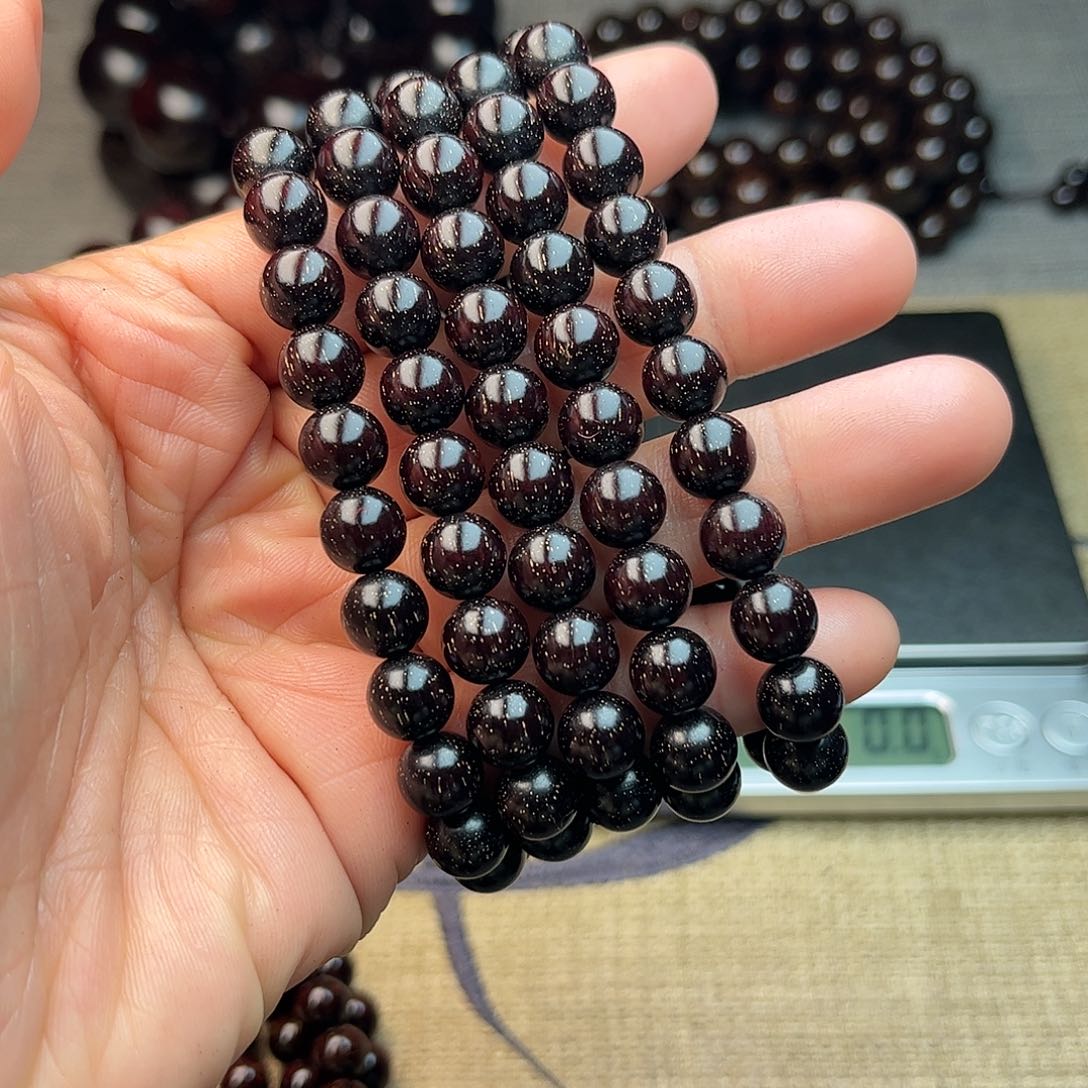 檀香紫檀（小叶紫檀）0.8 108颗 满星