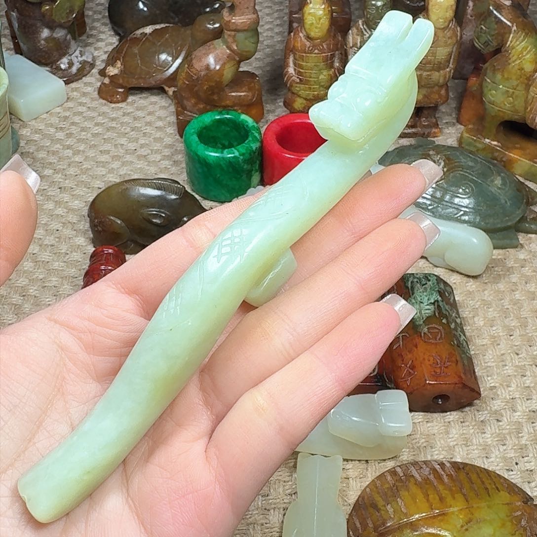 白玉菩提吊坠挂件