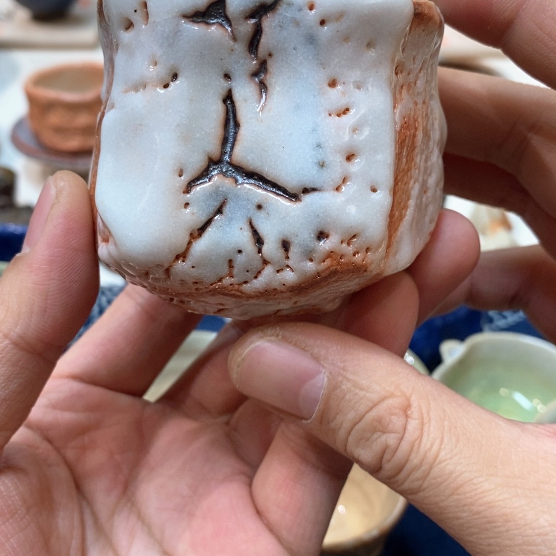 柴烧侘寂粗陶茶具