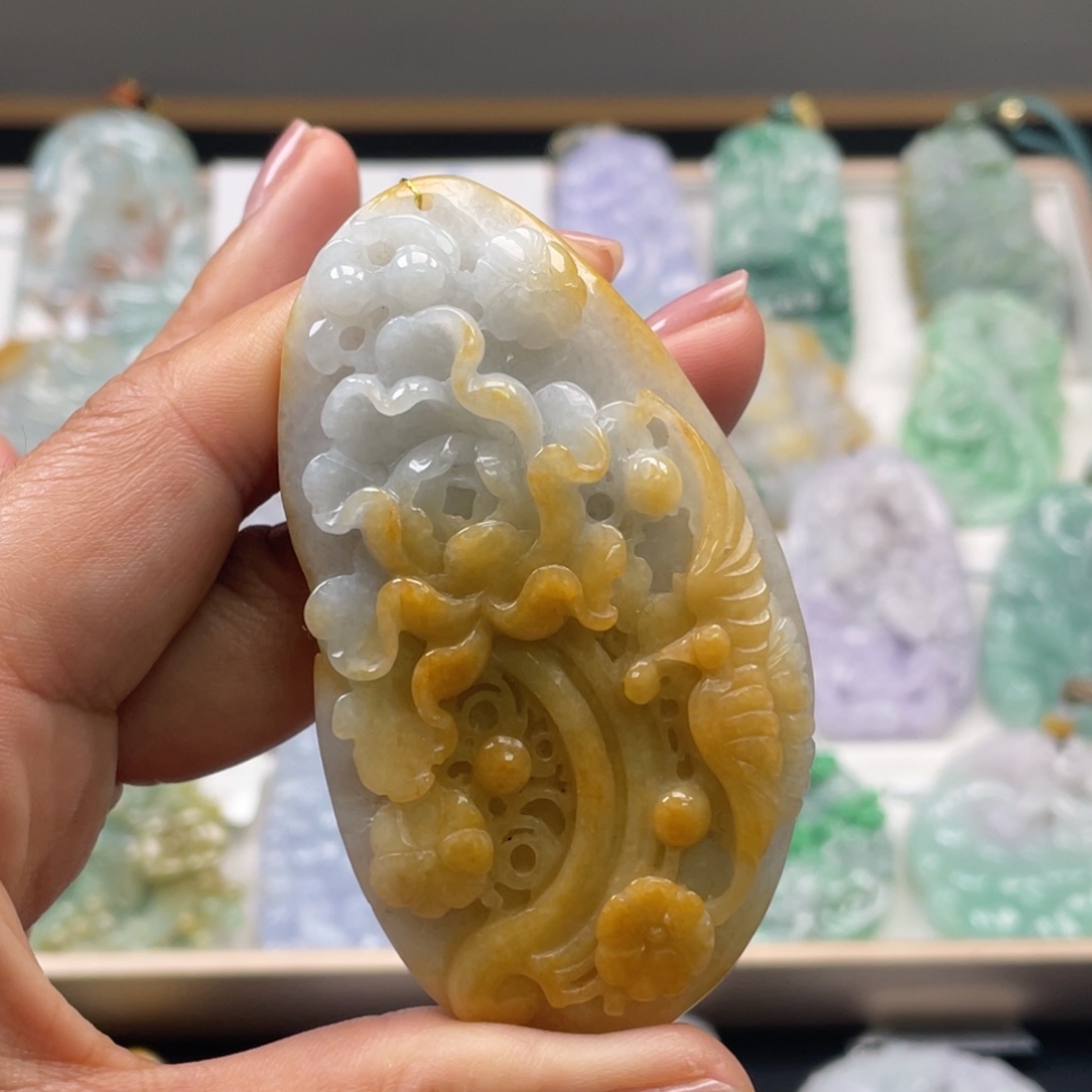 翡翠吊坠(不含链)未镶嵌