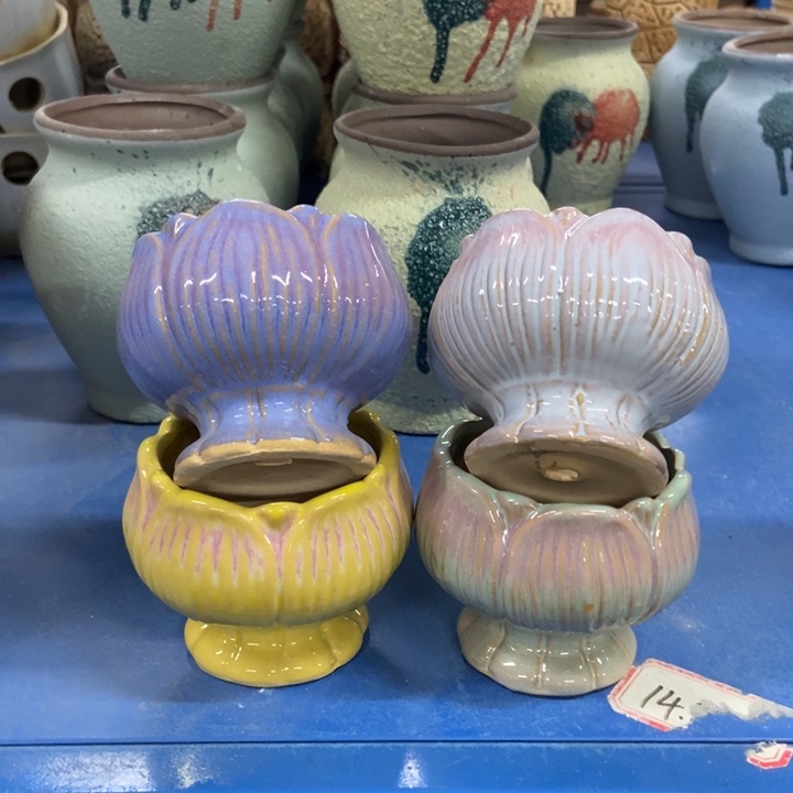 陶瓷花盆单场满9.9发6.5*6