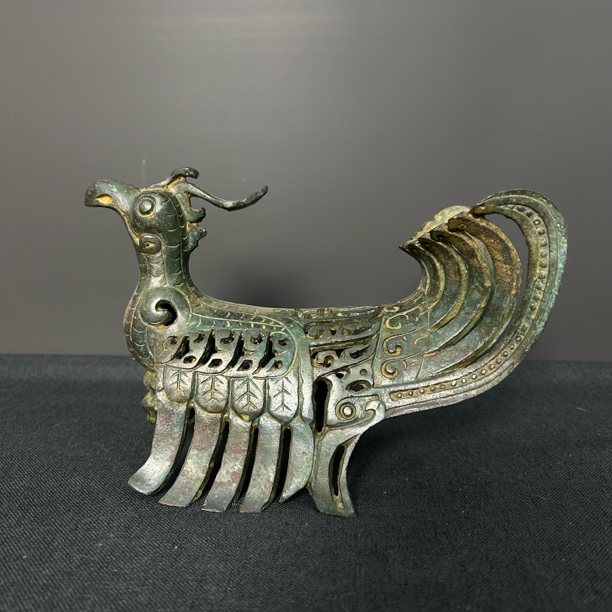 三星堆神鸟青铜器纯铜摆件收藏品鸟尊工艺品精品铜器