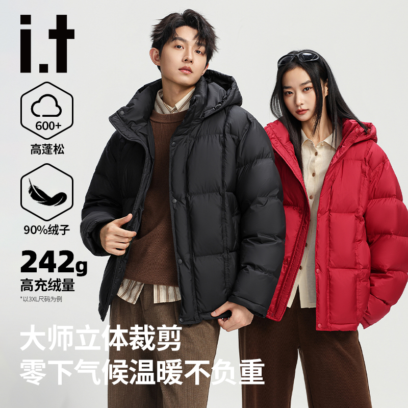 FIVE CM five centimetre羽绒服男女同款短款冬时尚面包服F002516
