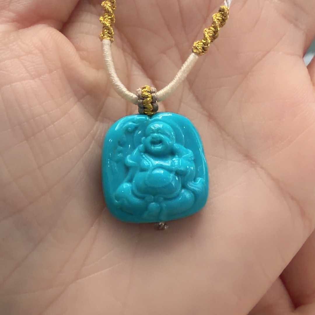 绿松石未镶嵌颈饰