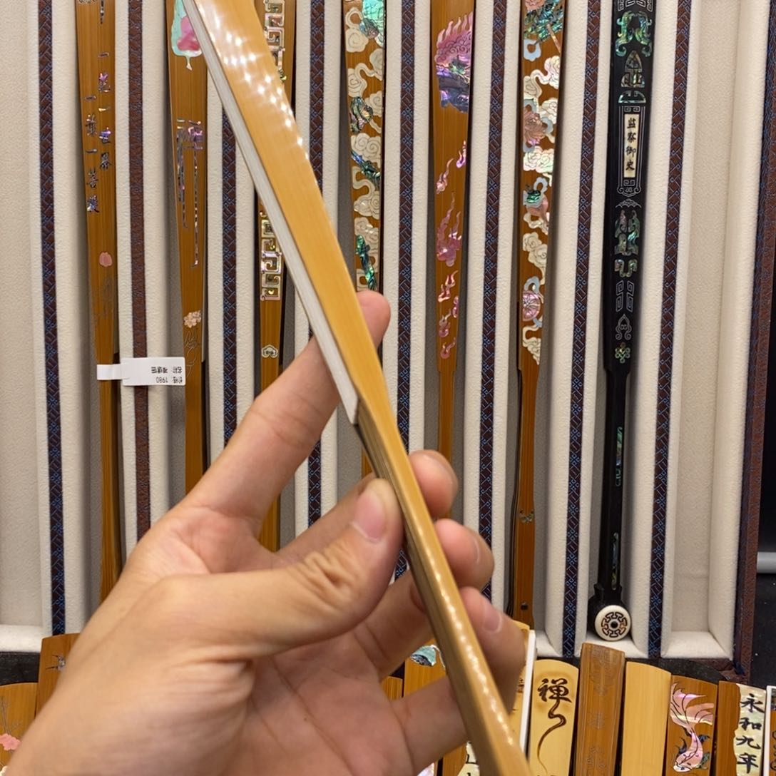 扇子手工制作折扇