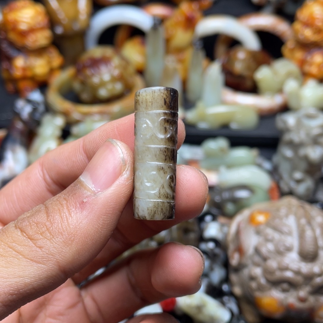 和田玉（糖玉）挂件未镶嵌