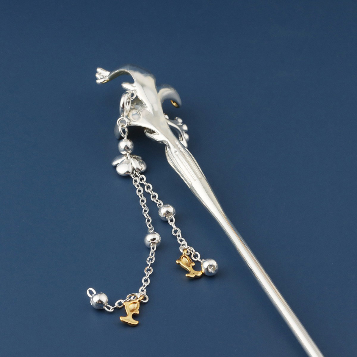 中国风新中式发饰盘发山盟海誓汉服发簪情人节古风送女友礼物女流