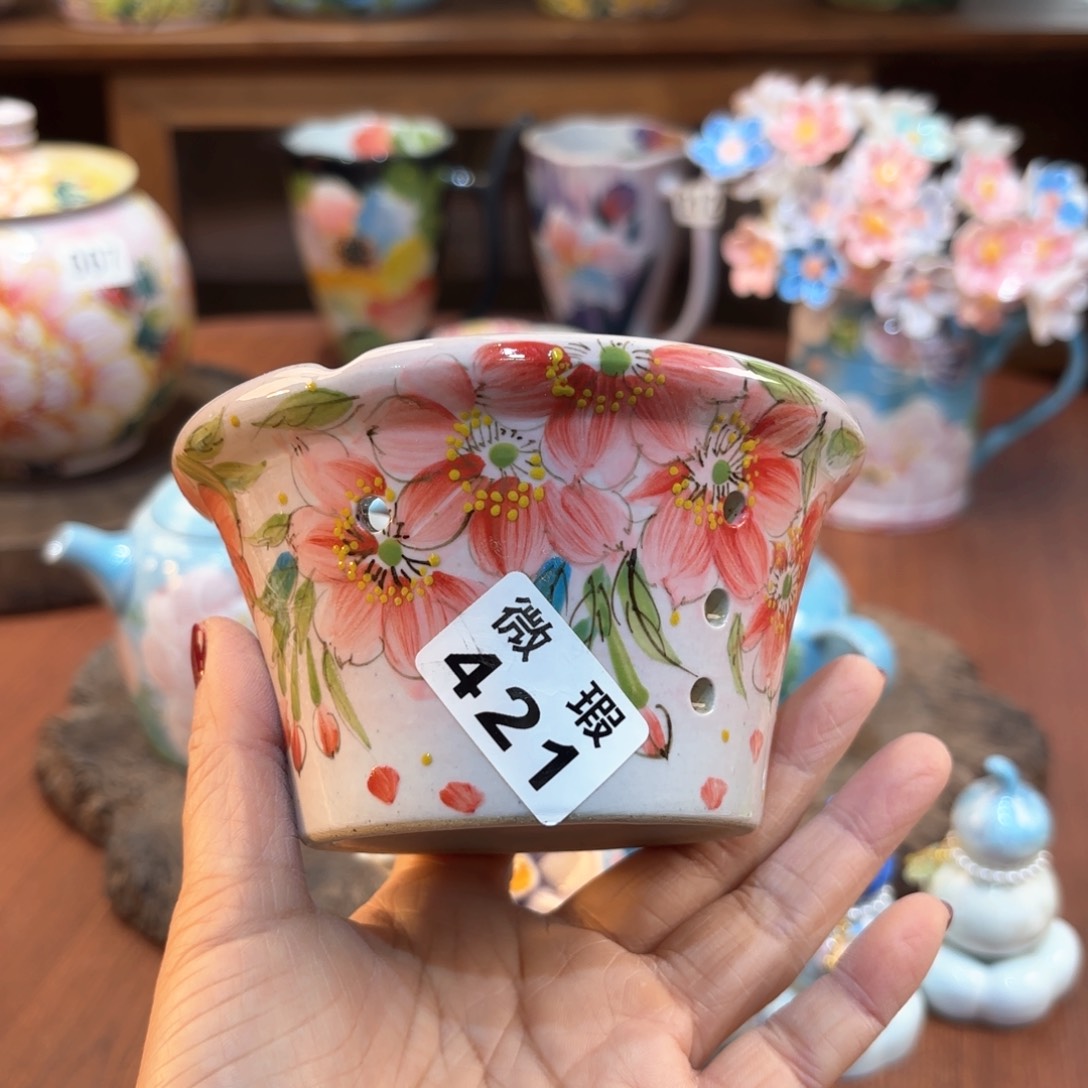 景德镇手绘高温釉下彩陶瓷茶具