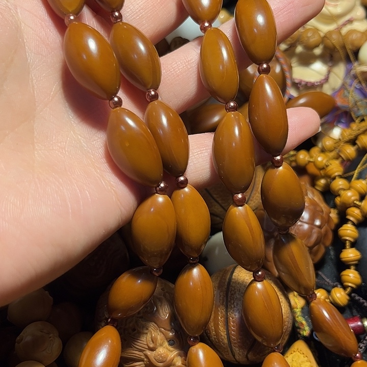 手串/手链橄榄核光面脖挂