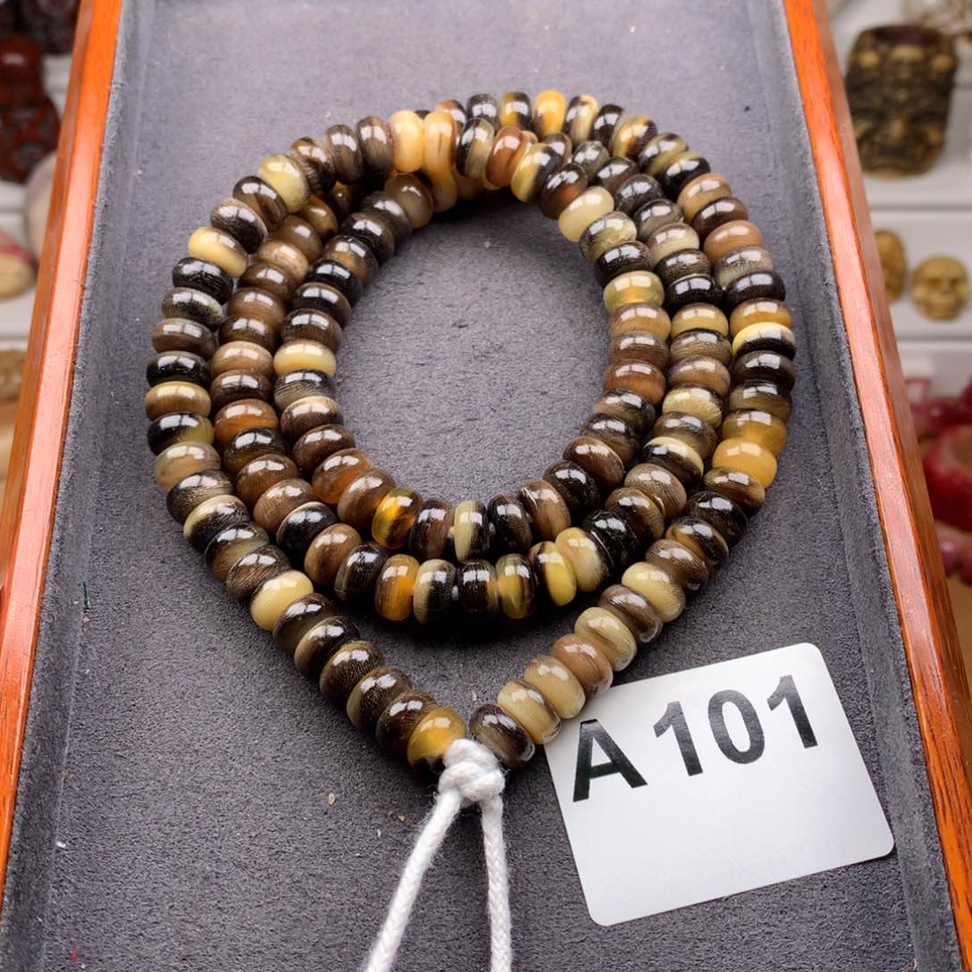 牛骨把件天天都在盘 138珠