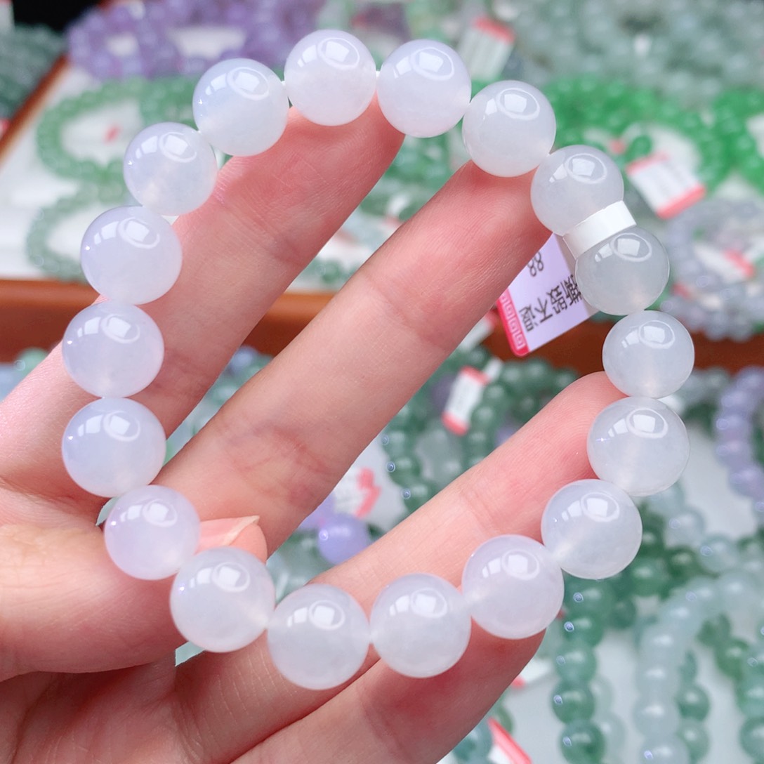 翡翠手链未镶嵌翡翠10.5mm