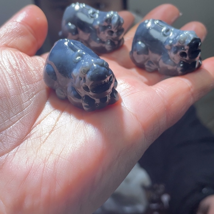 和田玉未镶嵌挂件拍一发一