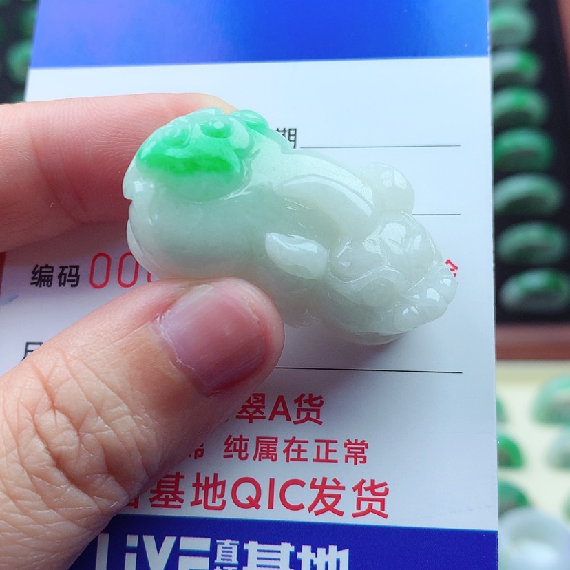 【闪购商品】翡翠未镶嵌颈饰）