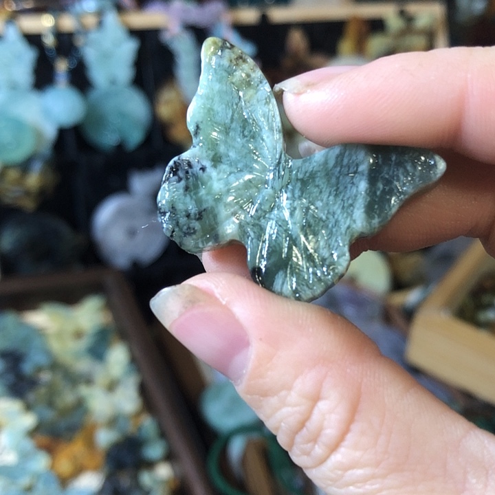 岫玉未镶嵌岫玉手链