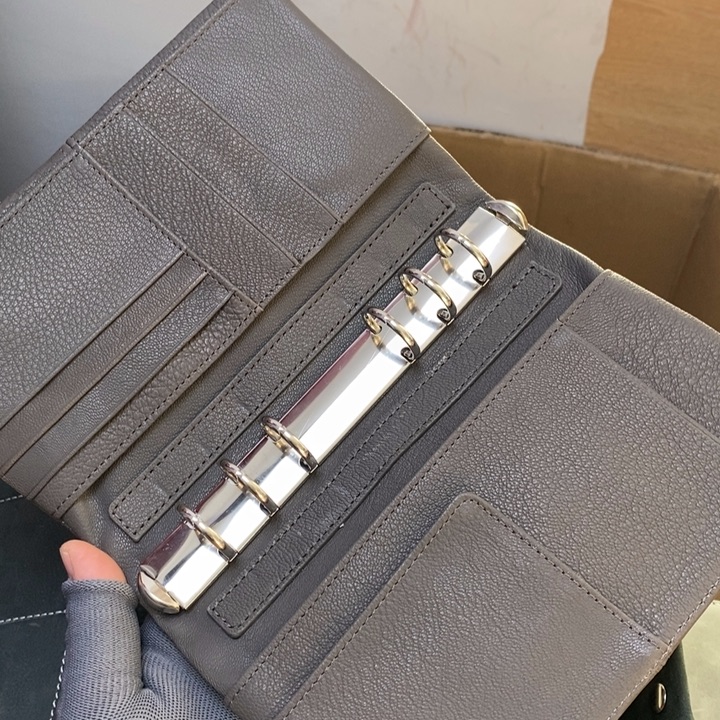 头层牛皮大瑕疵A6活页本不退