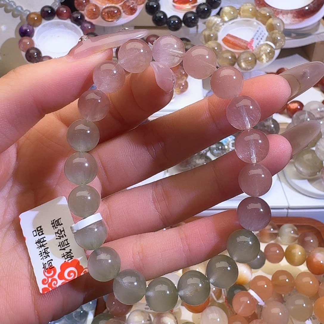 水晶手链未镶嵌天然巴西兔毛手串2
