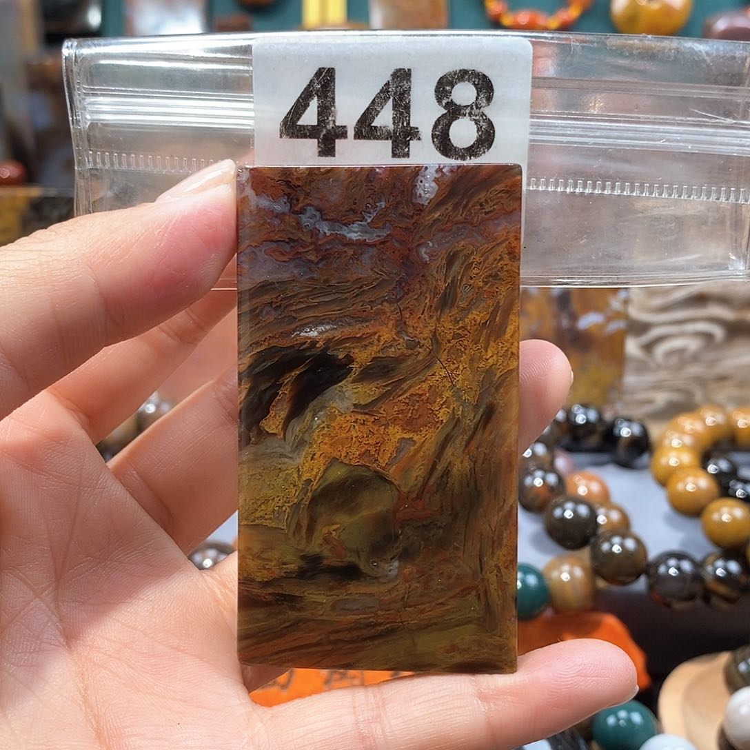 硅化玉天然北票硅化玉牌子未镶嵌天然北票硅化玉牌子