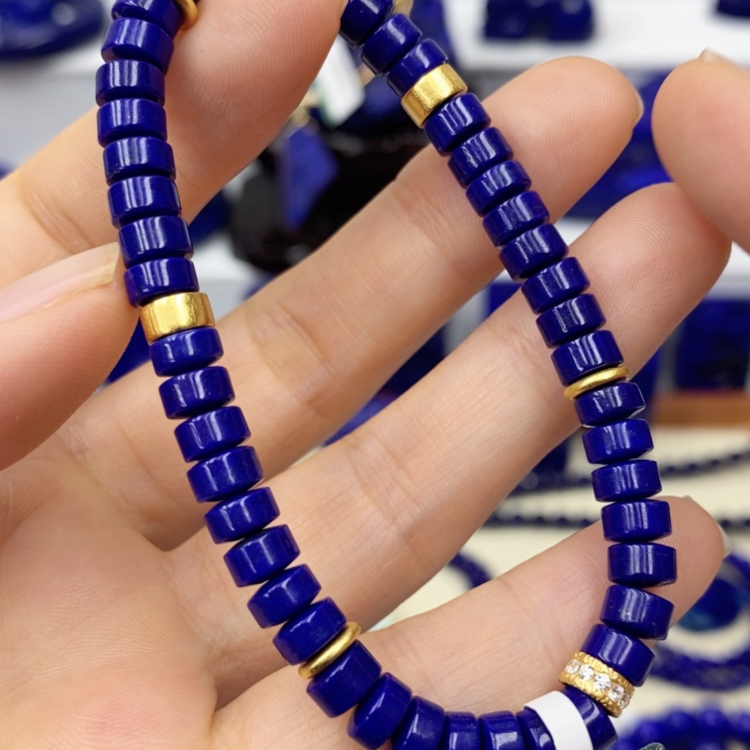 青金石手链未镶嵌