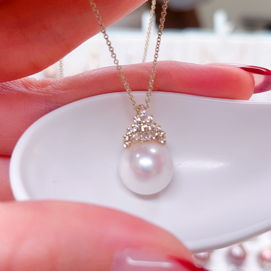 淡水珍珠吊坠(赠链)合金