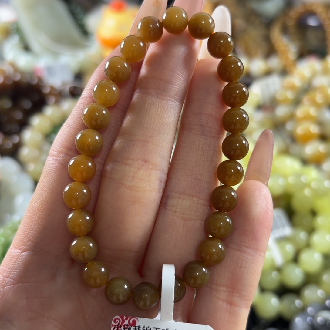 和田玉未镶嵌手链534