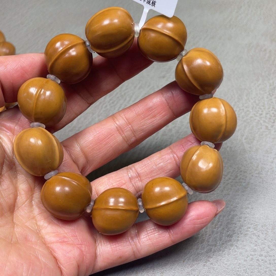 橄榄核手串/手链七年成核铁核鲨鱼背