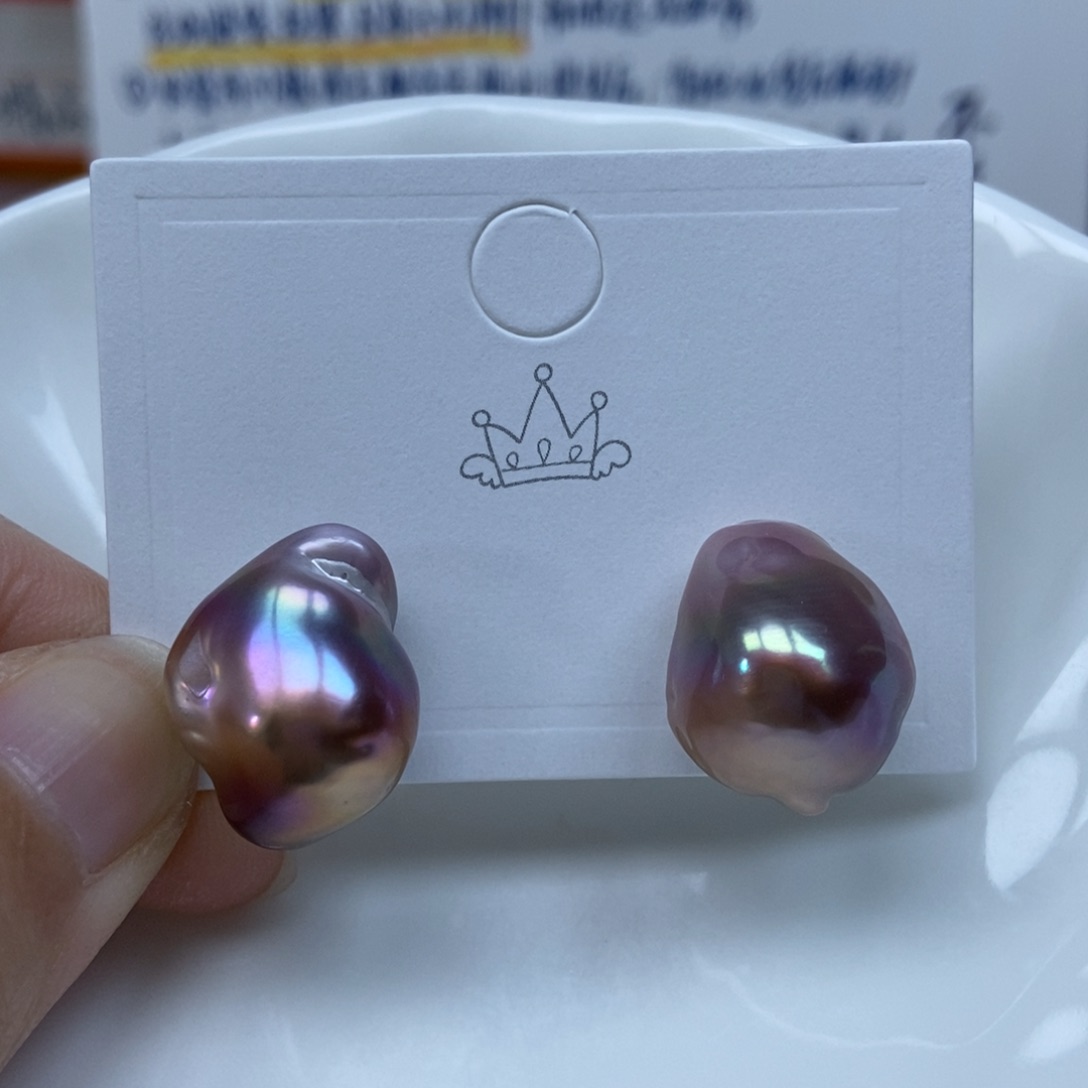 淡水珍珠耳钉合金特价165