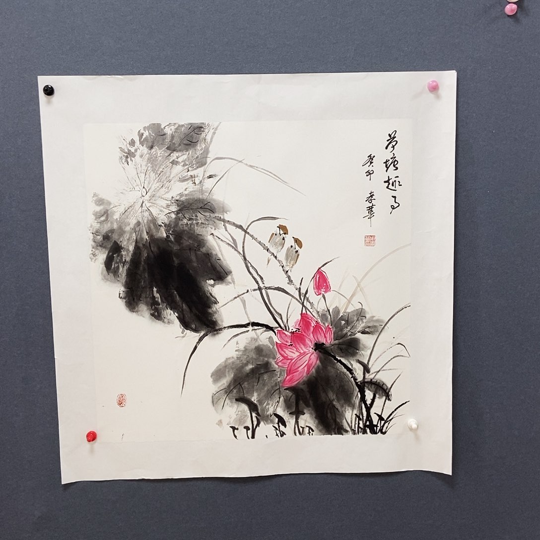 国画60/60牛孝华手绘拓心