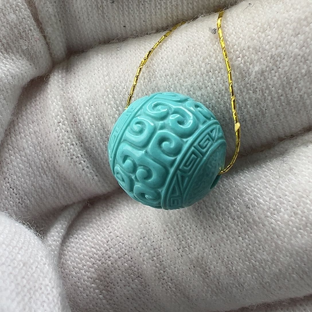 绿松石回纹未镶嵌