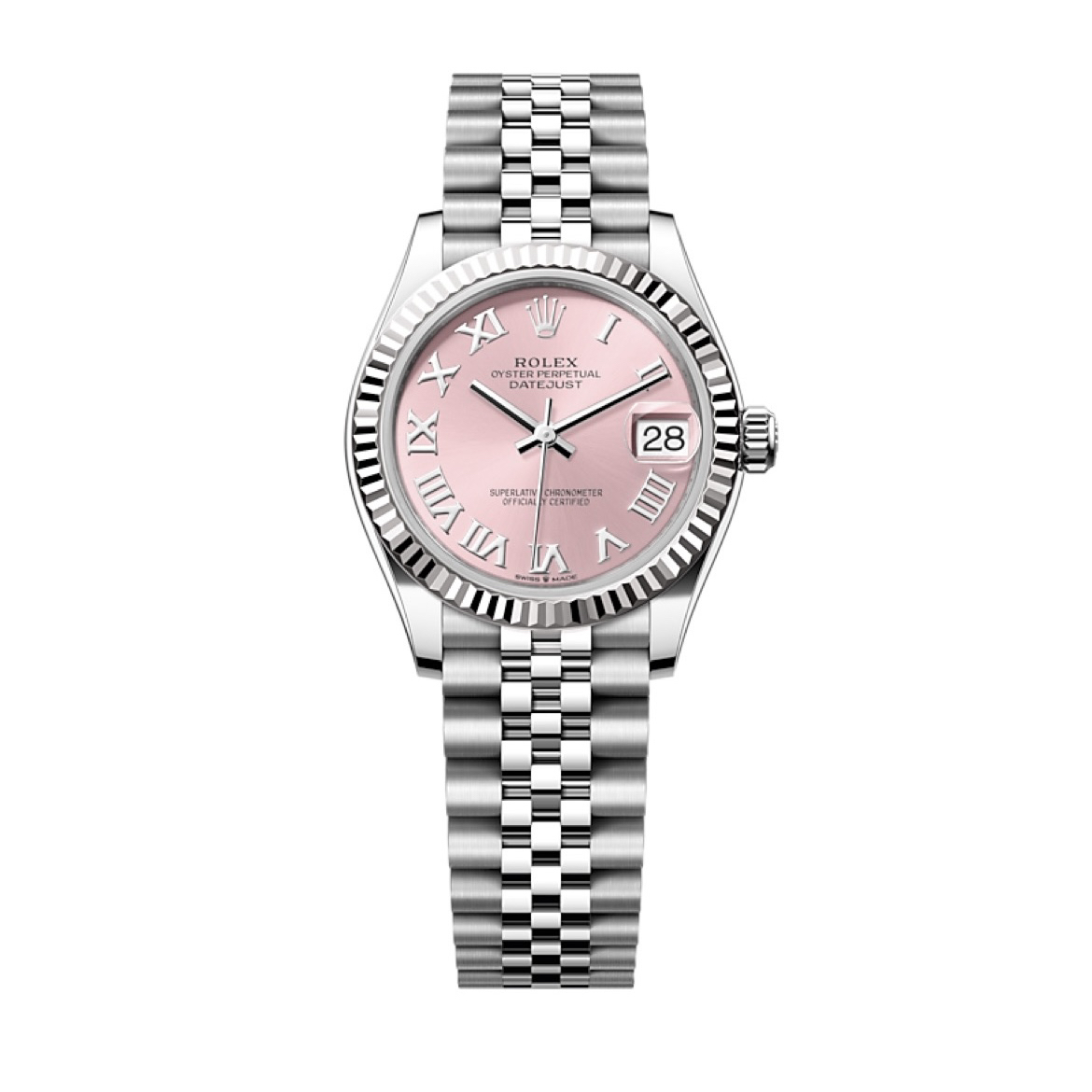 99新 Rolex/劳力士 278274粉罗马/31mm/23年全套全长