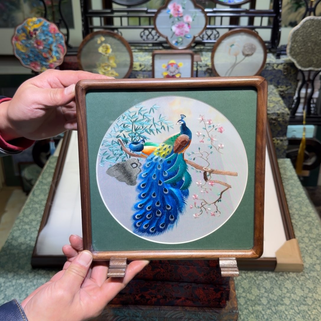 村***冬刺绣手工苏绣工艺