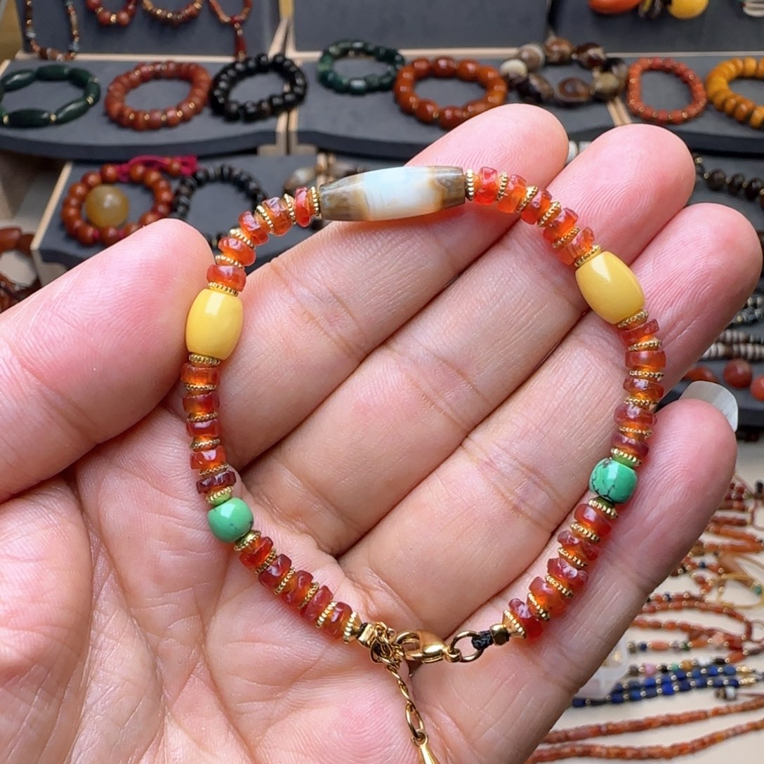 玛瑙/玉髓颈饰未镶嵌dho f h j k