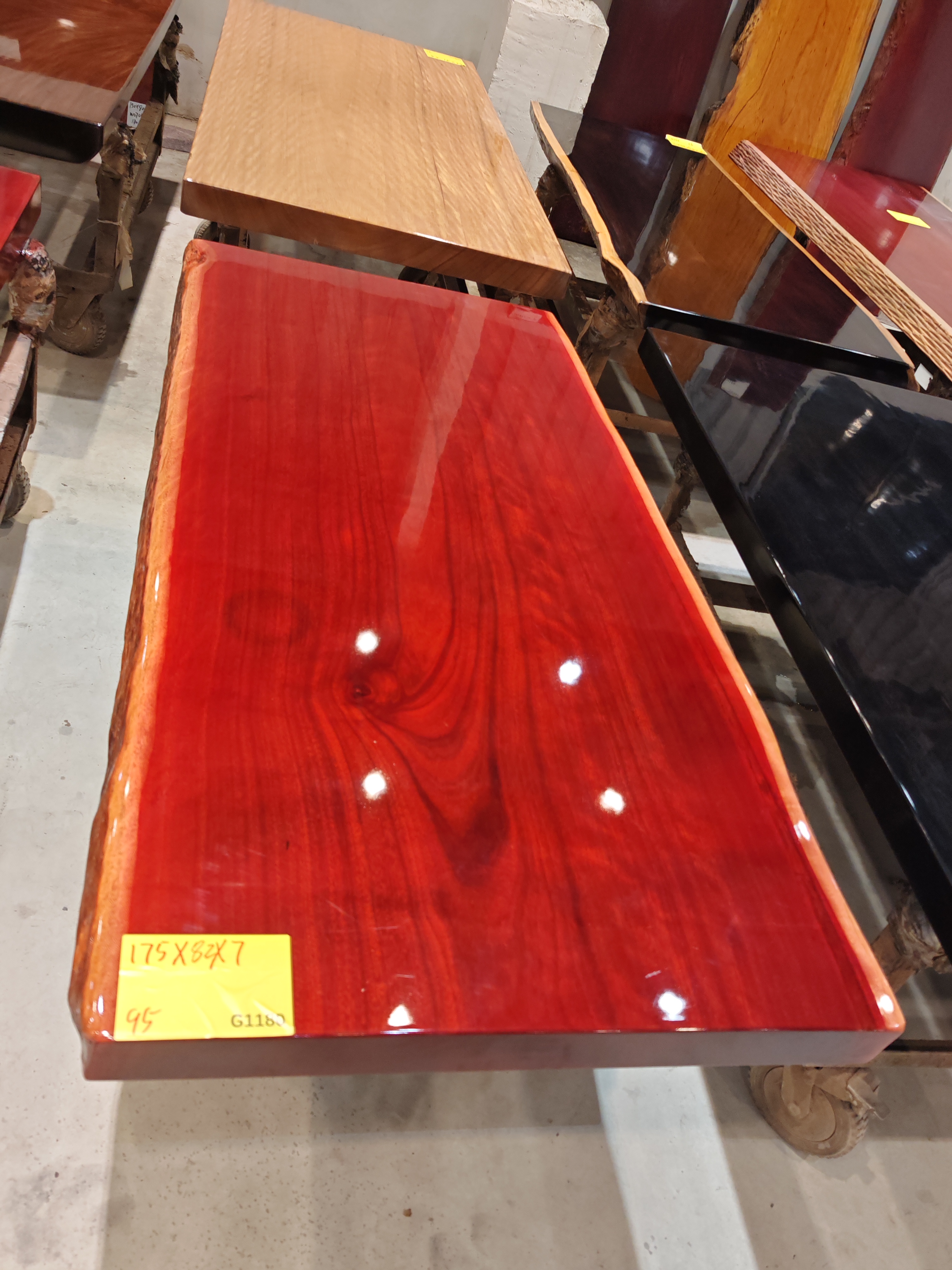 非洲进口整板纯原木大板桌，书桌、餐桌、茶桌