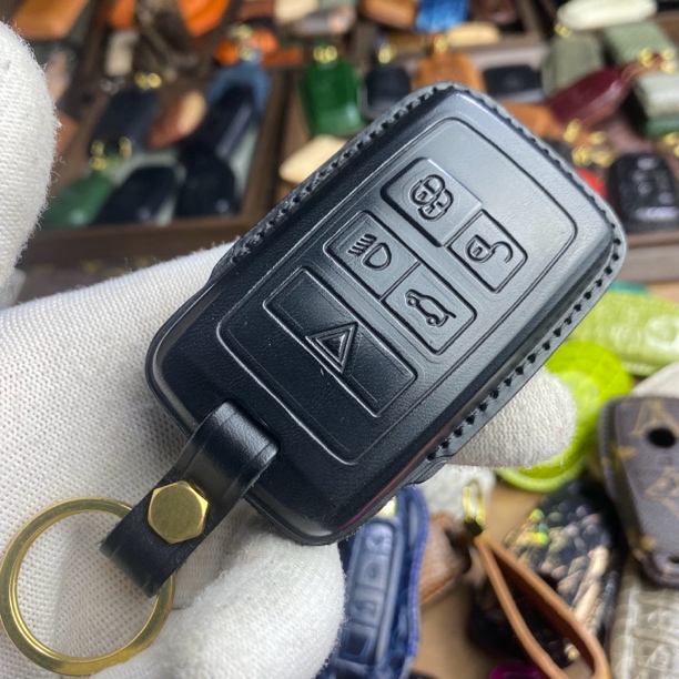 捷豹、路虎揽胜极光、揽胜运动版、发现四头层牛皮钥匙保护套定制