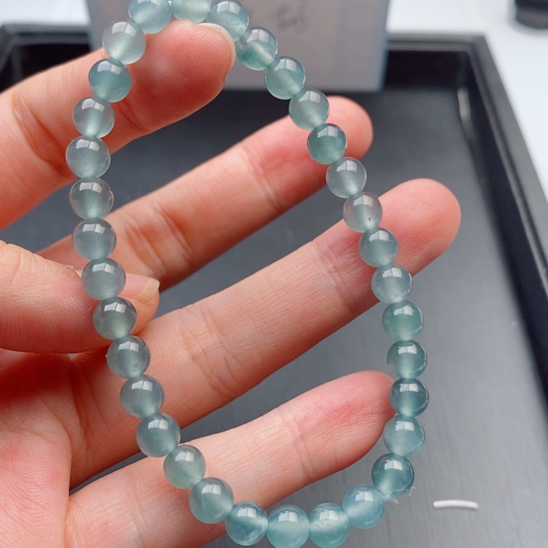 翡翠手链未镶嵌手链