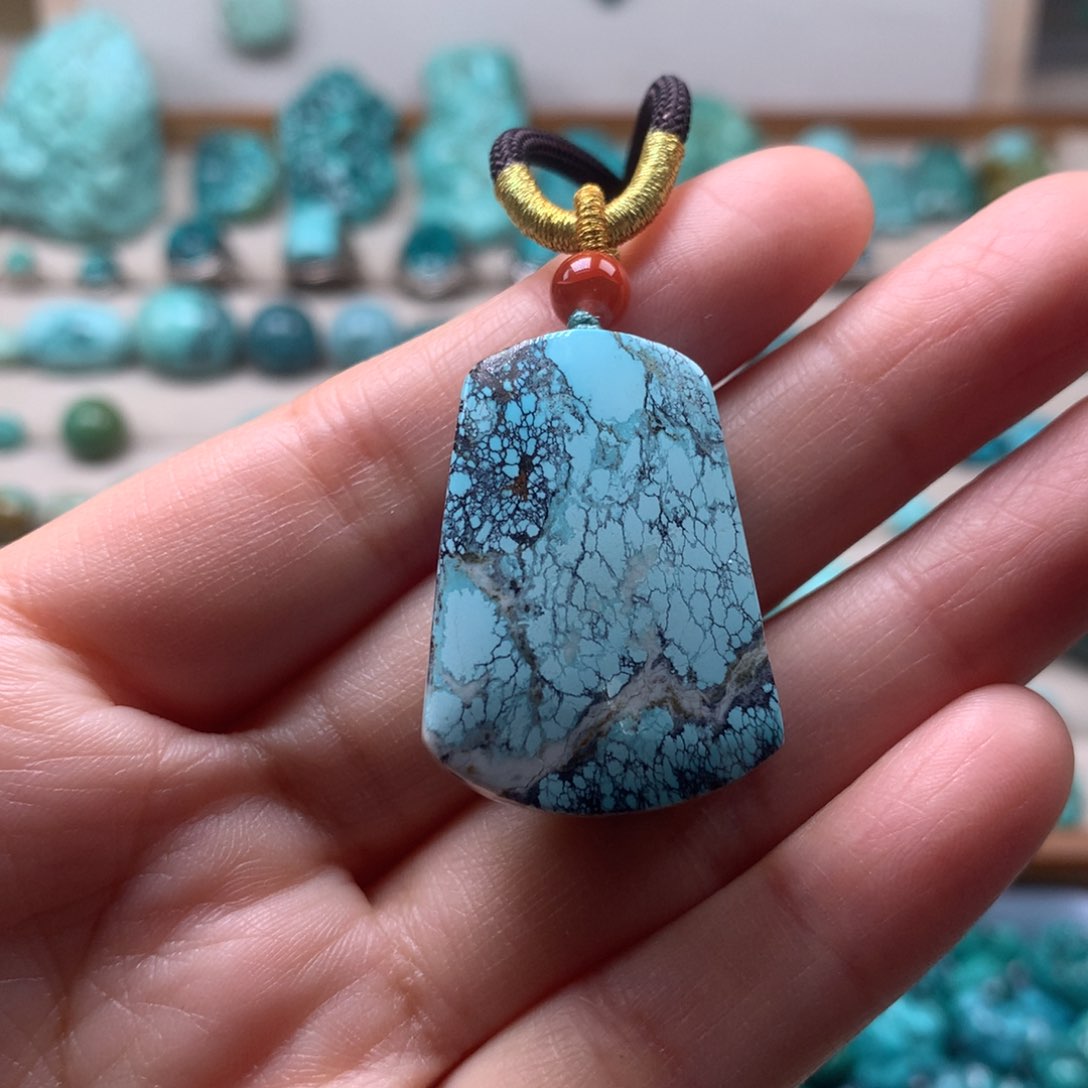 未镶嵌绿松石挂件