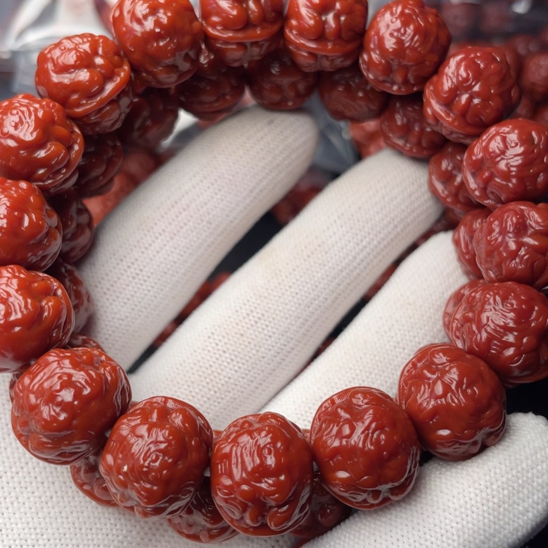 半***味猴头核桃手串蟾王