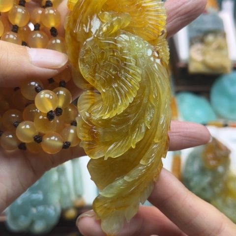 岫玉挂件未镶嵌挂件