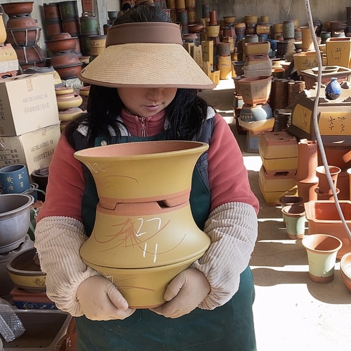 紫砂花盆紫砂花盆