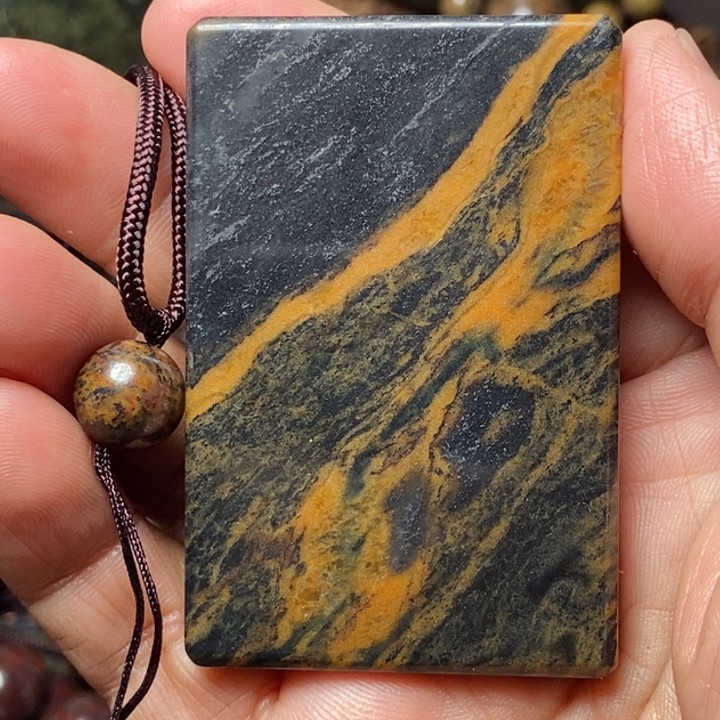 纯铜石英石用****2虎皮金刚黑天宝无事牌4 X 6