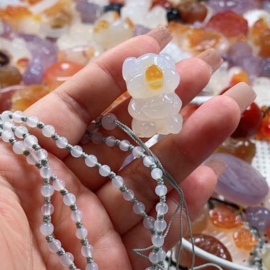 玛瑙/玉髓吊坠(赠链)未镶嵌爱**忆