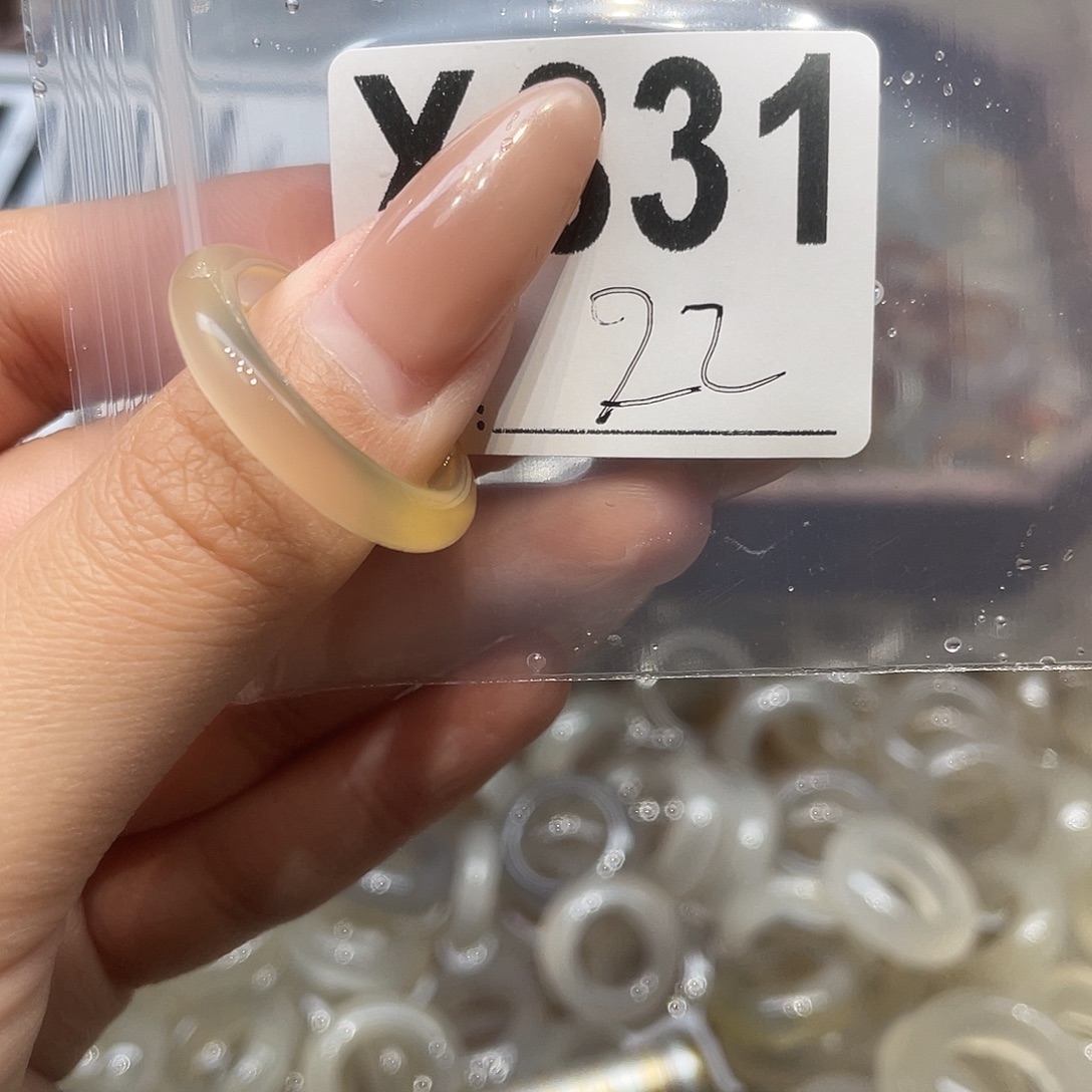 玛瑙/玉髓未镶嵌戒指831