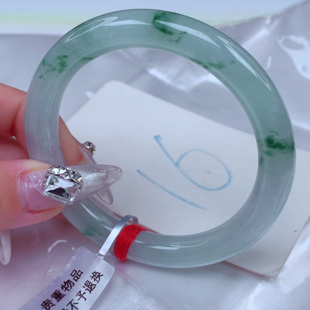 翡翠手镯未镶嵌天然缅甸翡翠A货手镯