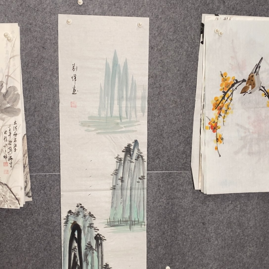 唐***秋国画手写手绘国画作品43