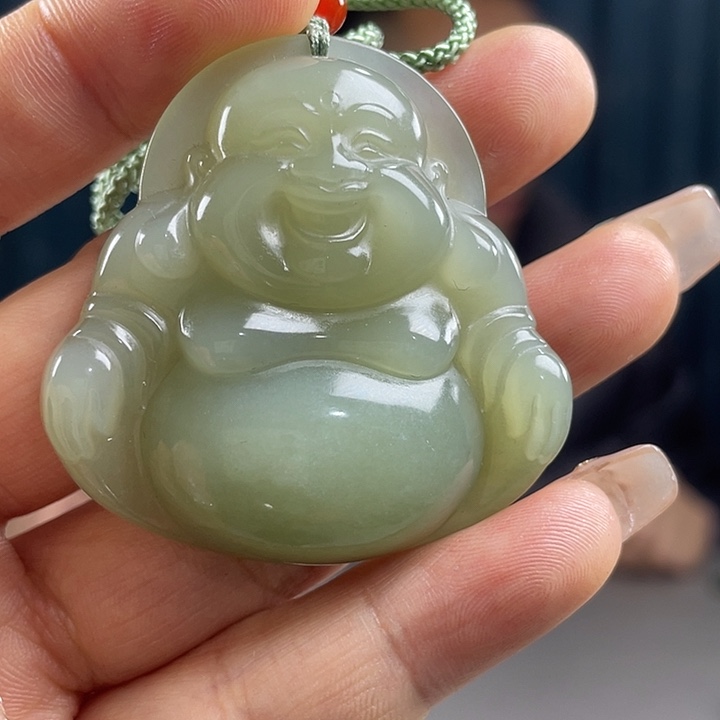 只***罗和田玉未镶嵌吊坠(不含链)