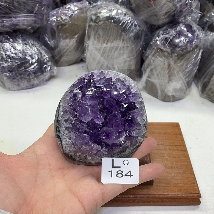 未镶嵌摆件水晶天然紫水晶