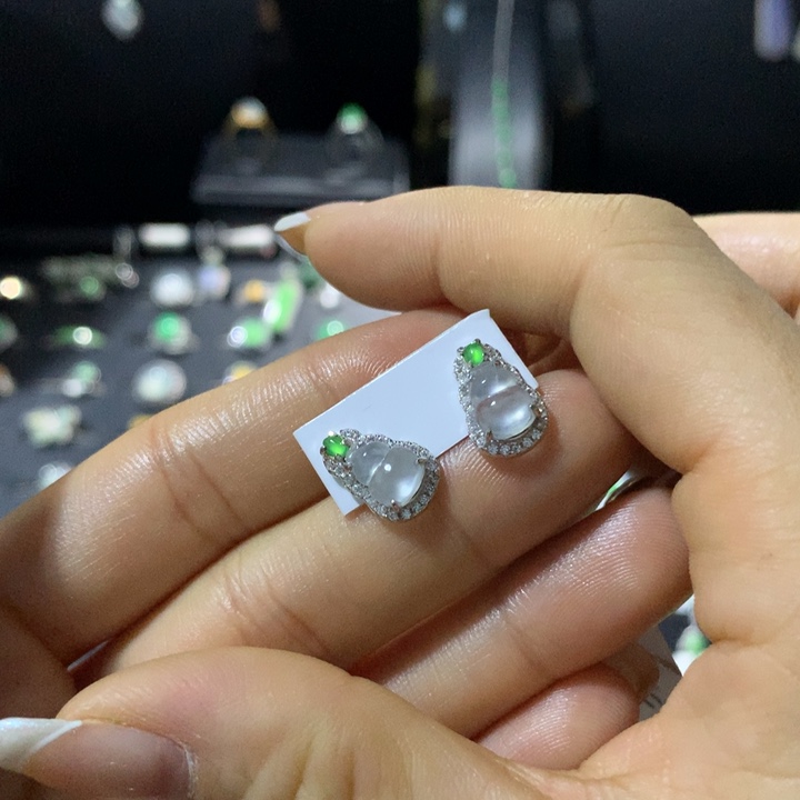翡翠银S925镶嵌戒指