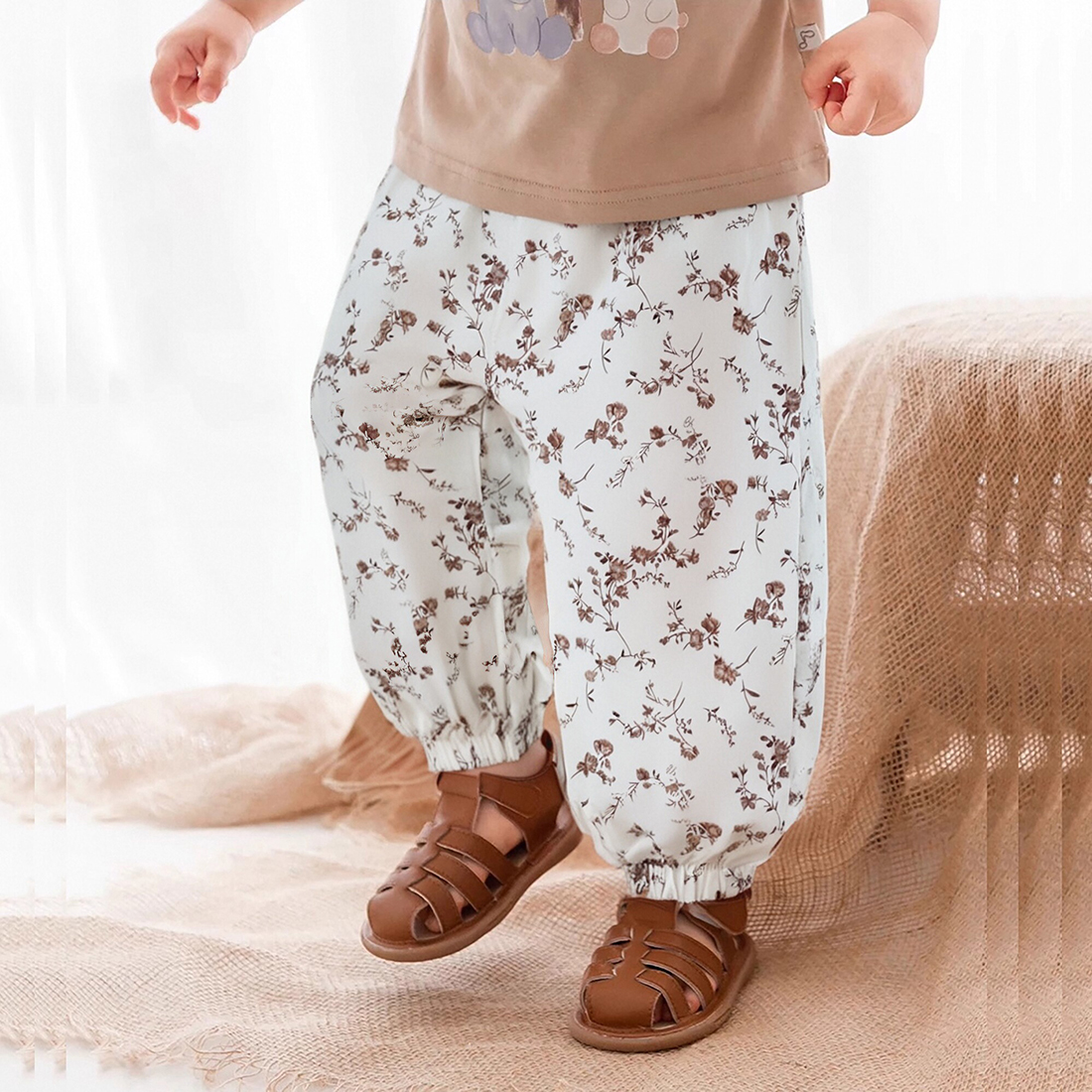 【纱布防蚊裤】25045儿童休闲春夏时尚防蚊裤