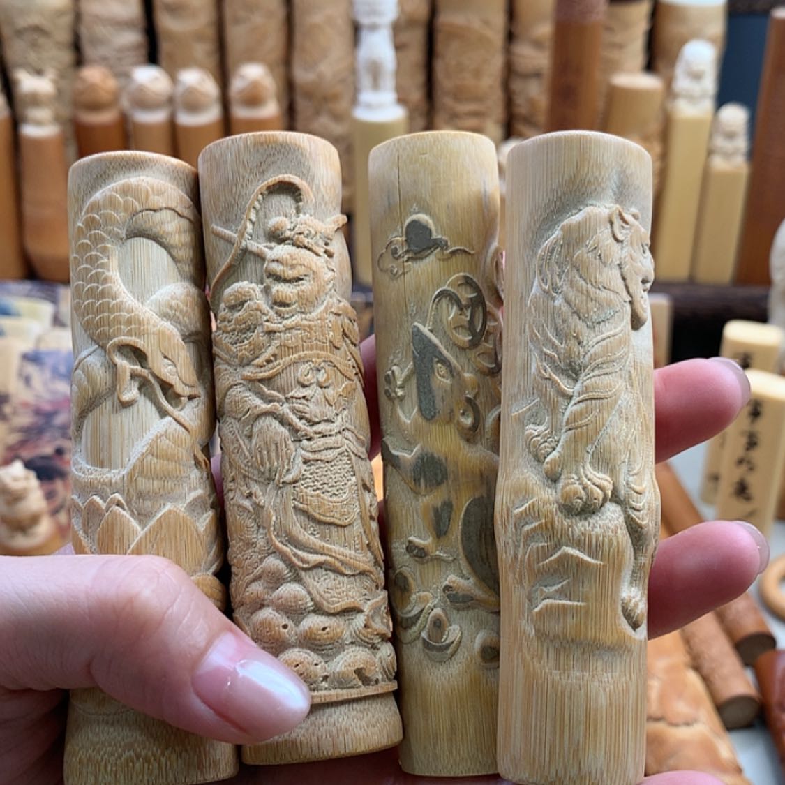 【闪购商品】竹开裂实心竹哈哈哈哈哈哈